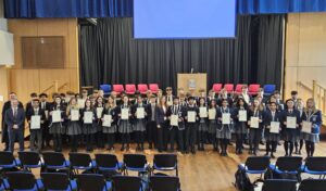 Hutchie Pupils With Silver D of E certificates Feb 2026.